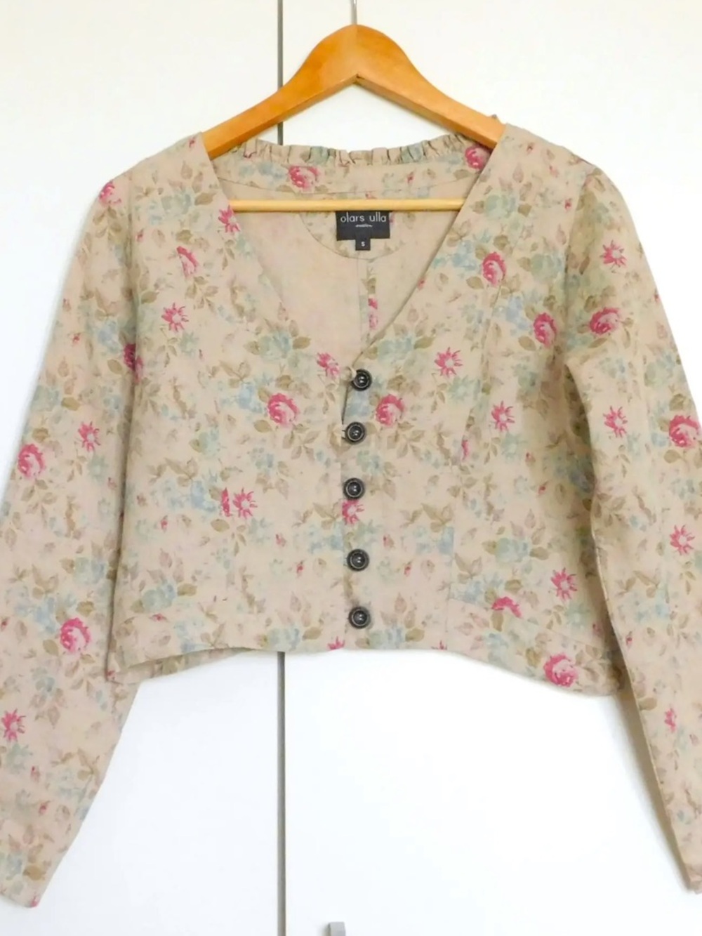 Vintage Olars Ulla Sweden linen blouse